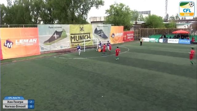 Хан-Тенгри - Narxoz-Sinooil 3:0 (Нохрин Евгений)
