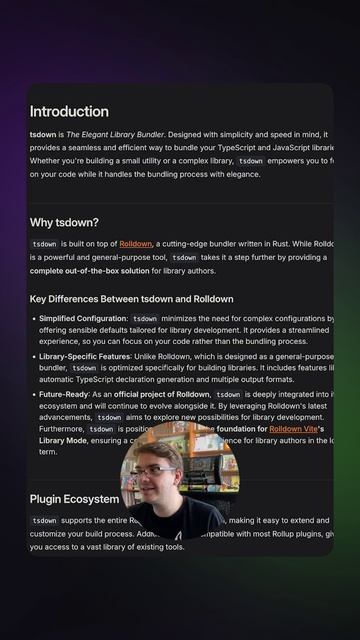 Вышел tsdown! #javascript #jslib
