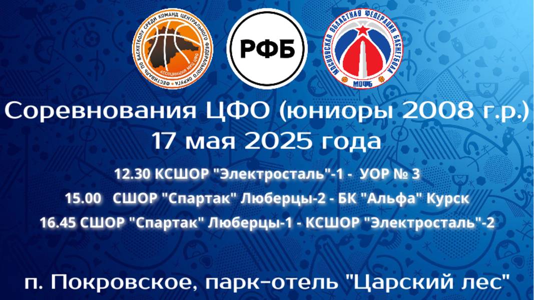 «Соревнований Центрального федерального округа по баскетболу памяти Давида Яковлевича Берлина»