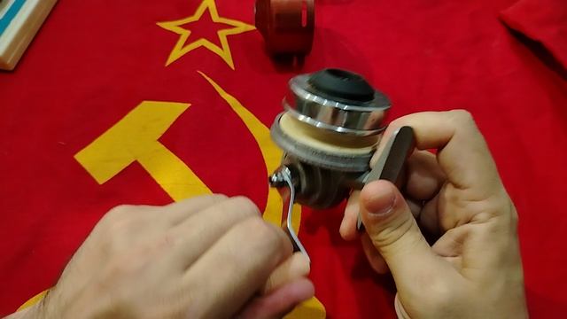 РЕДКАЯ БЕЗЫНЕРЦИОННАЯ КАТУШКА СЫЗРАНЬ ИЗ СССР, ТАКОЙ ВЫ ТОЧНО НЕ ВИДЕЛИ, НОСТАЛЬГИЯ ПО СНАСТЯМ СССР.
