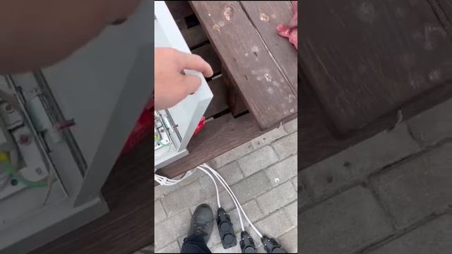 Отправляем посылку в Мурманск 2 щита 380 в многоразового использования с  двумя розетками 380в и чет
