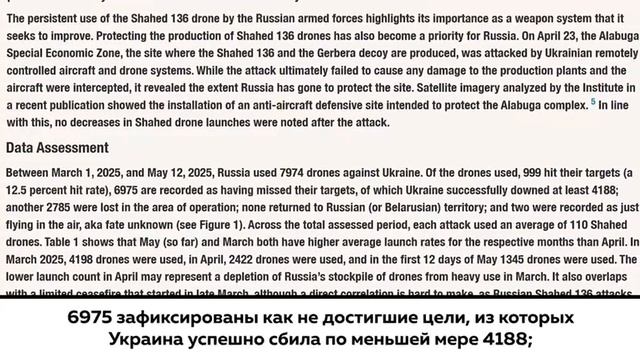 Американские аналитики крайне встревожены ростом эффективности Гераней до 36% !!!