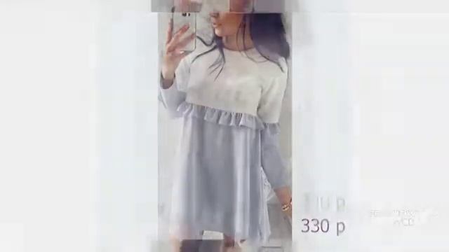 Одежда с AliExpress -  осеннее короткое красивое платье