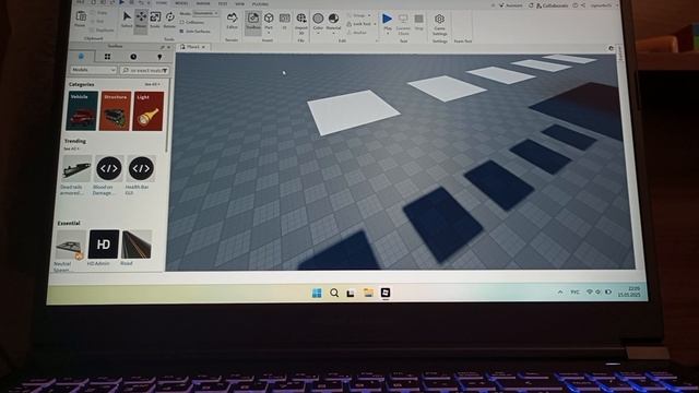 СОЗДАЮ ПАРКУР В ROBLOX STUDIO! СЕРИЯ 1!
