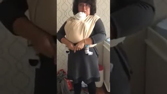 Крест под карманом. Трикотажный слинг шарф.(2)