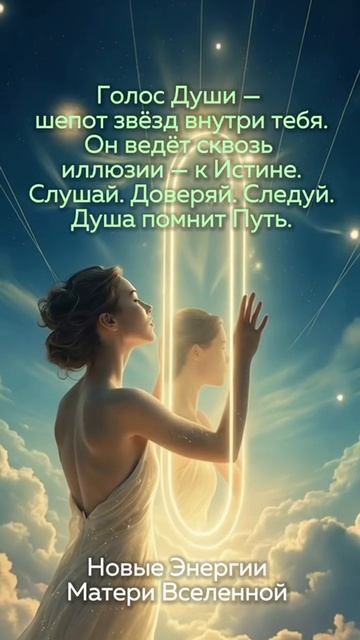 Голос Души — шепот звёзд внутри тебя. #пробуждение  #ченнелинг5d #душа