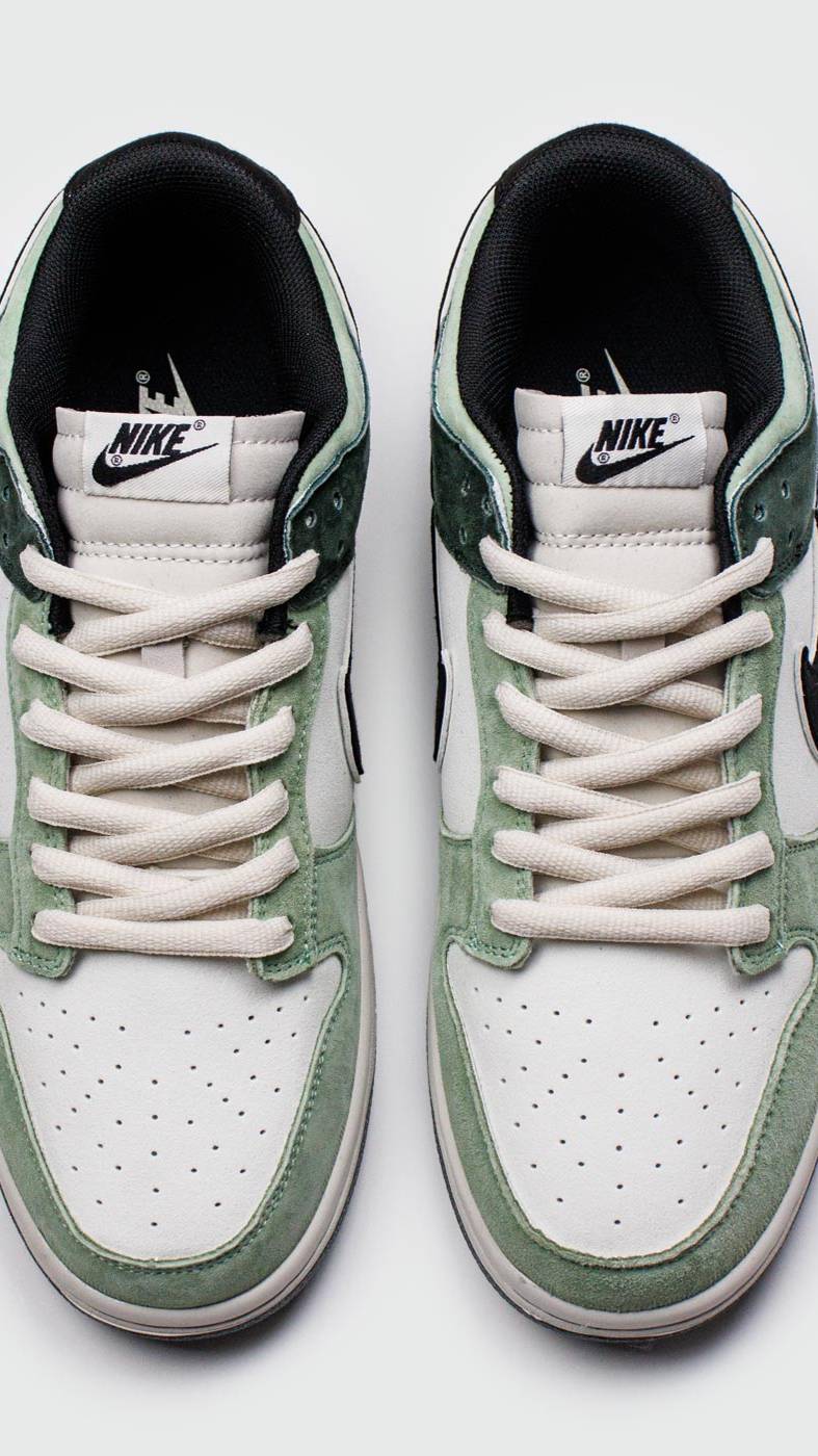 Кроссовки Nike Dunk Low Green White