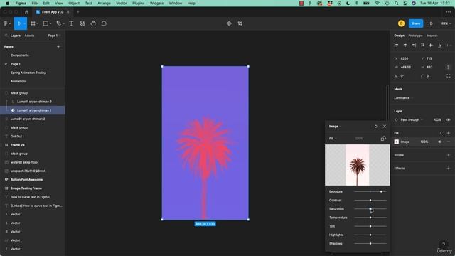 10_98. How to create a luma mask in Figma