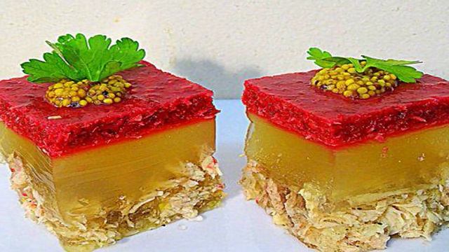 Холодец с желе из хрена с горчицей