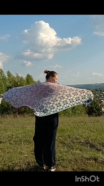 Шаль Цветочная 🧶🧶🧶