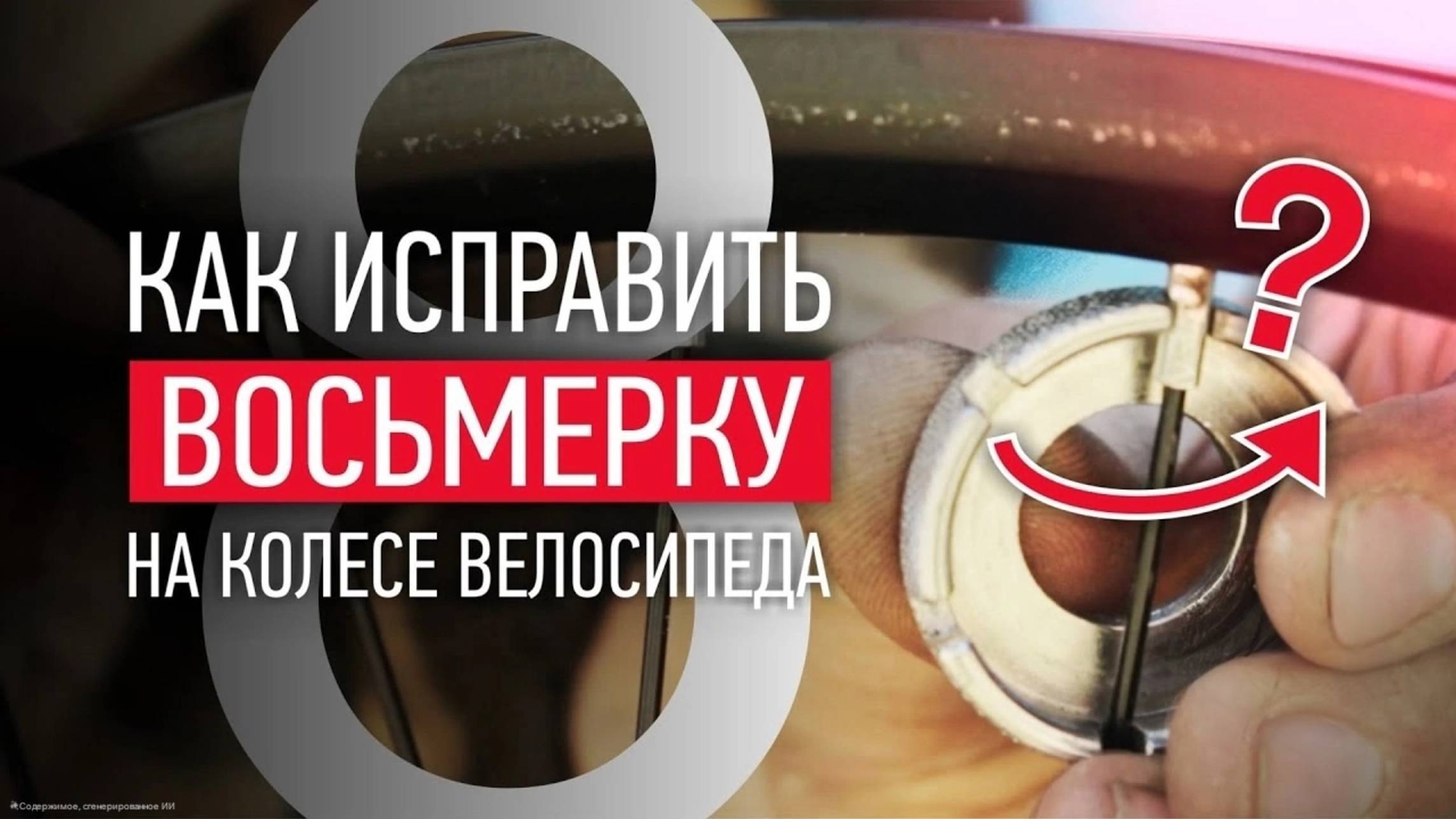 Как убрать восьмерку