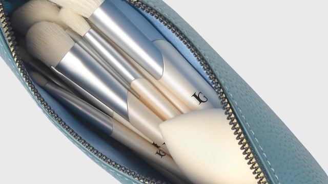 Маленькая синяя косметичка gi beauty