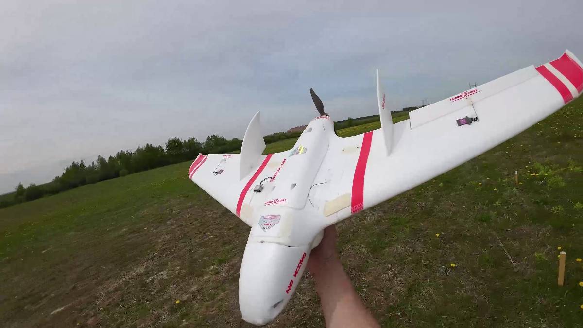Облет крыла Sonicmodell HD Wing 1213мм.