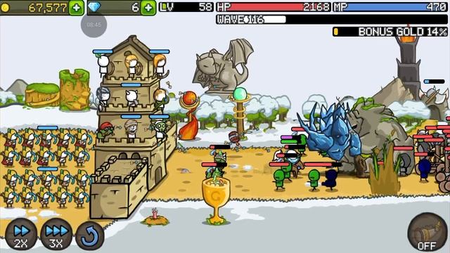 Прохождение и лютая прокачка в игре  Grow Castle