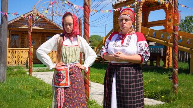 Летний костюм девочки крестьянки Нижнеудинского уезд
