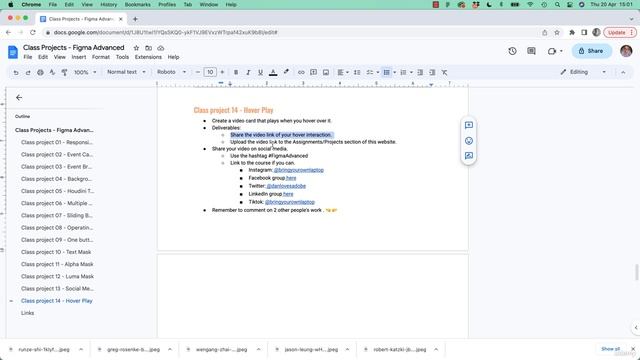 4_107. Class project 14 - Hover Play