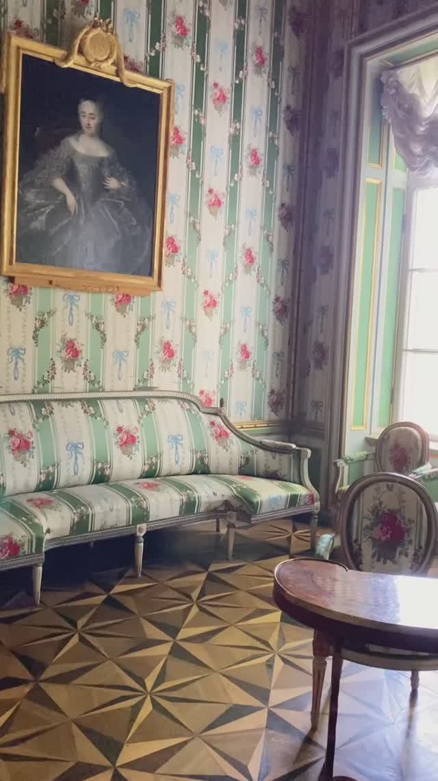Дворец в Кусково. Парадная спальня.Кабинет/ Palace at the Kuskovo Museum.State Bedchamber.Cabinet