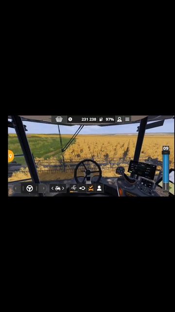 уборка Овса на Мессери 🚜,обеспечиваю зерном свою деревню балочки🥖 #fs20 #комбайн #уборка #овес