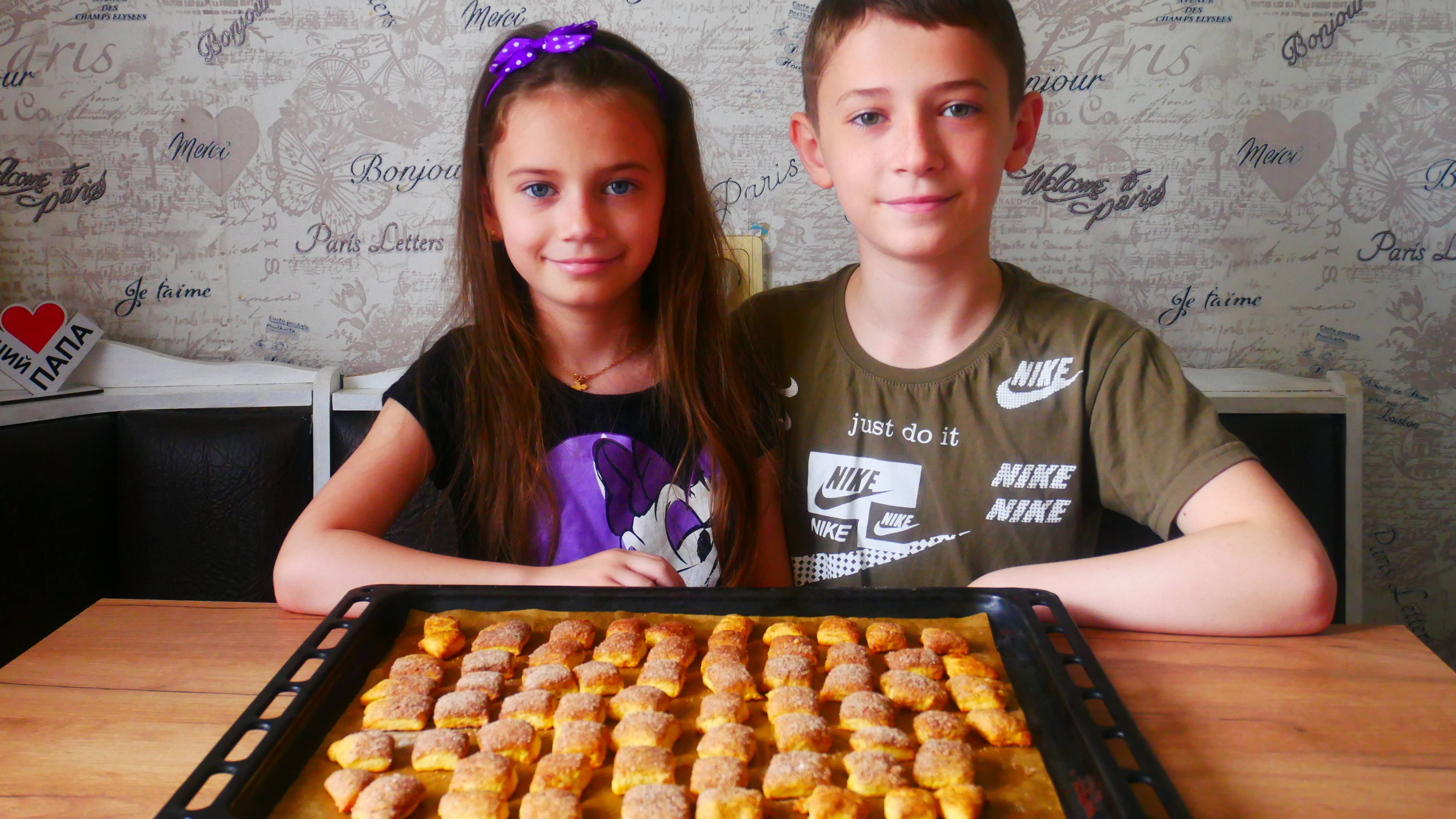 Печенье на кефире и масле! Пышное, ароматное, с корицей! Рецепт, который всегда получается!