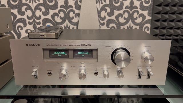 Усилитель SANYO DCA 30 + акустика ALR NUMMER 5 (6-е видео)