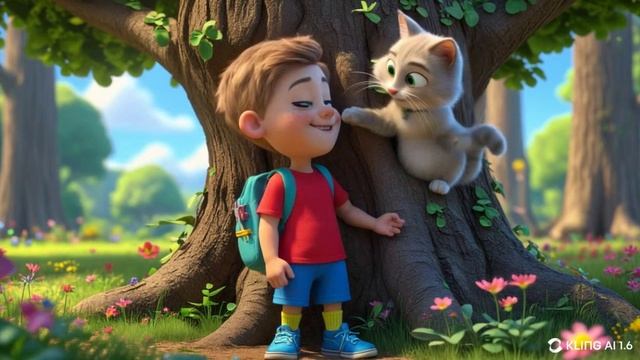 Мальчие в волшебном лесу