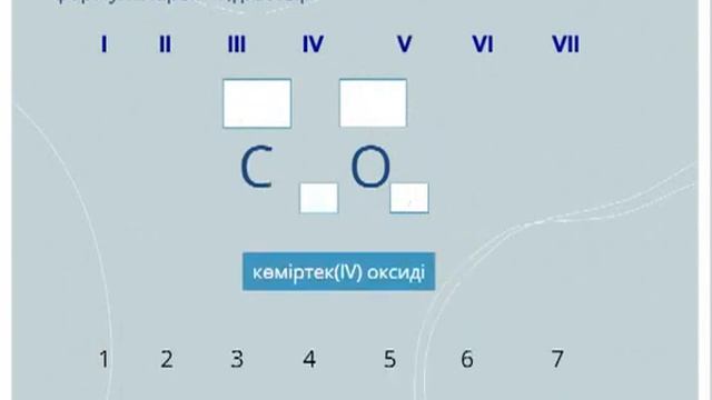 Тренажёр "Валенттілік бойынша оксидтердің  формулала?