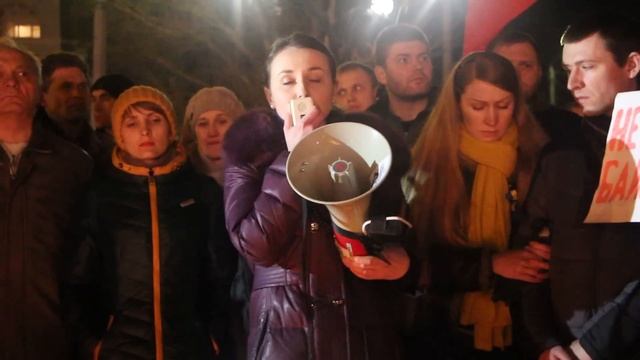 Видео ПН: Николаевский Майдан траурное шествие часть 3