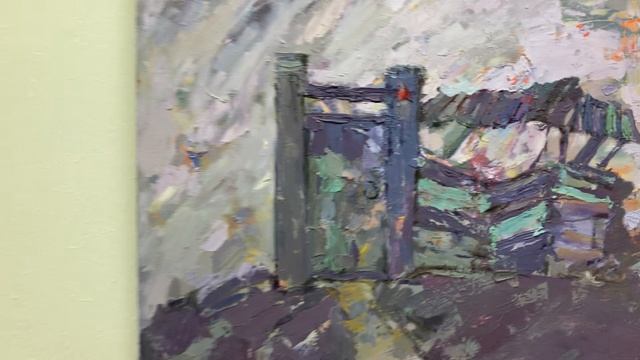 Персональная выставка «Блеск аквамарина» художника Полины Заремба в Черлакском Краеведческом музее