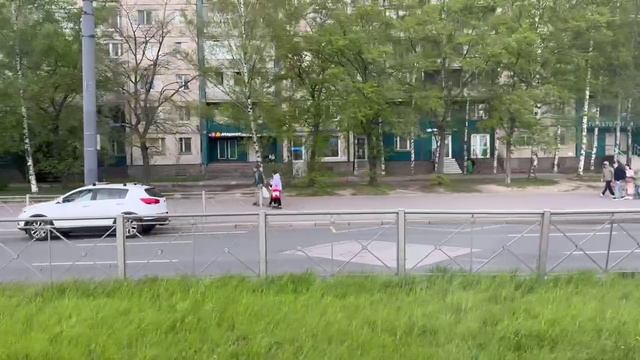Моя дорога до учебы на трамвае