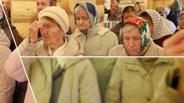 Освящение престола в честь святой Тамары Сатси в храме Владимирской иконы Божией Матери в Волжске.