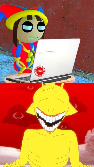 DrIqYOKScnM - The Amazing Digital Circus. #animation #theamazingdigitalcircus #animal #jax #pomni