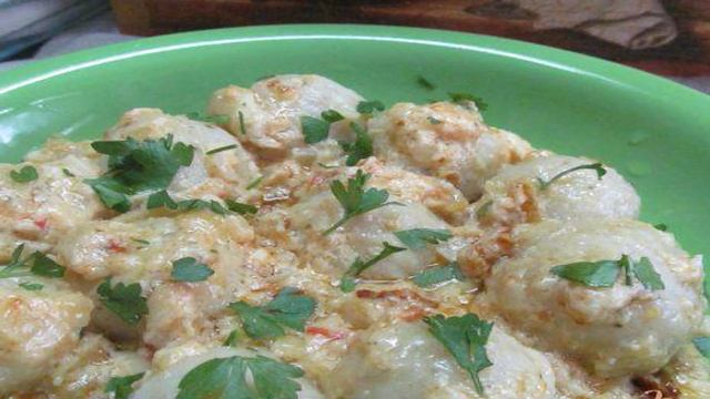 Фрикадельки из риса с булгуром