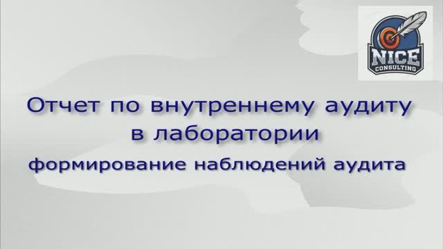 Отчет по внутреннему аудиту в лаборатории. Формирование наблюдений аудита