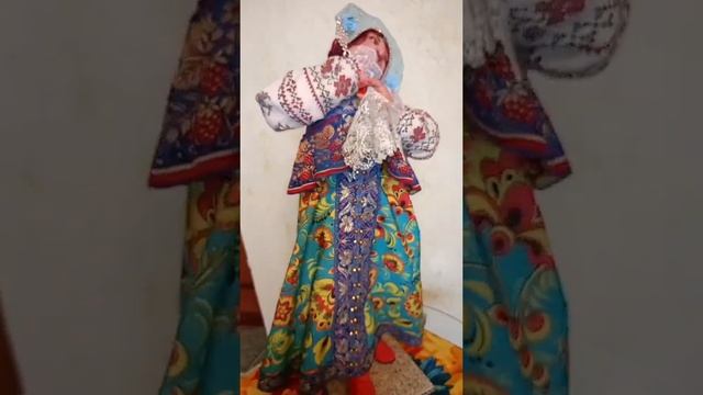 авторская кукла из запекаемого пластика :"Дуняша"