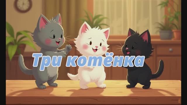 Детская песня "Три котенка"
