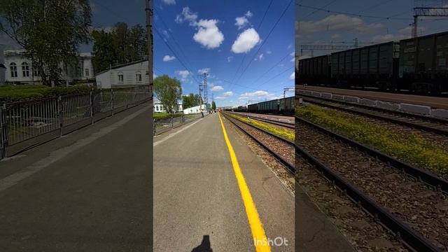 прибытие ласточки эс1 на станцию Красноуфимск