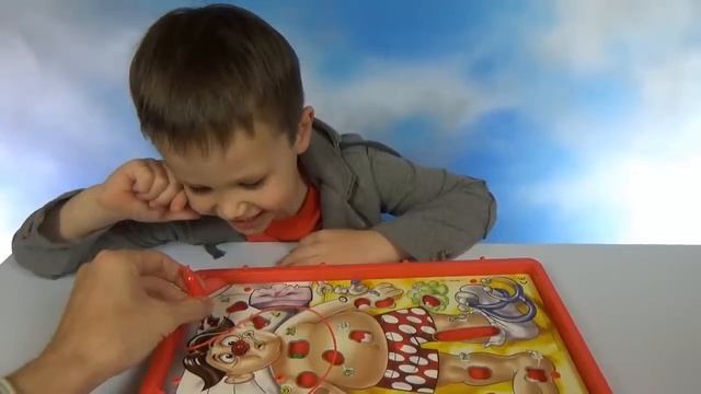 Мистер Макс • Mister Max - Операция пациента игра электронным пинцетом