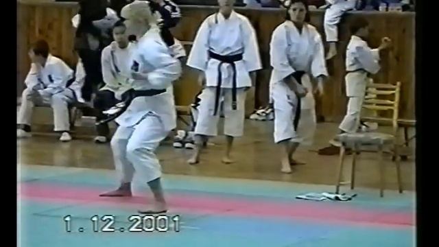 ЧЕМПИОНАТ ЕВРОПЫ 2001г. по ФУДОКАН-ШОТОКАН КАРАТЭ: женск