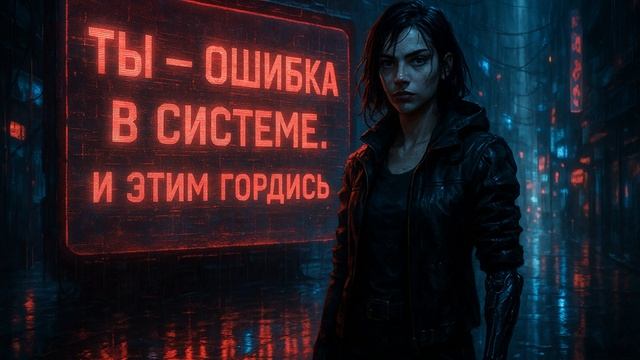 ТЫ ОШИБКА В СИСТЕМЕ И ГОРДИСЬ ЭТИМ