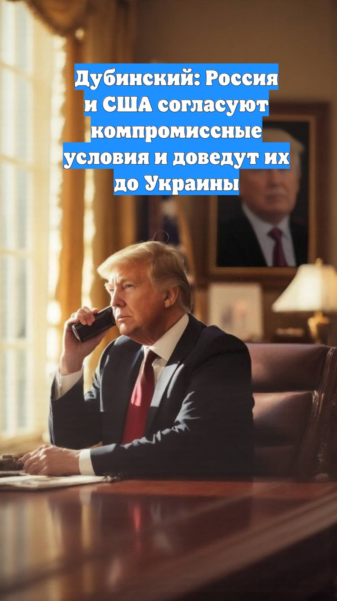 Дубинский: Россия и США согласуют компромиссные условия и доведут их до Украины