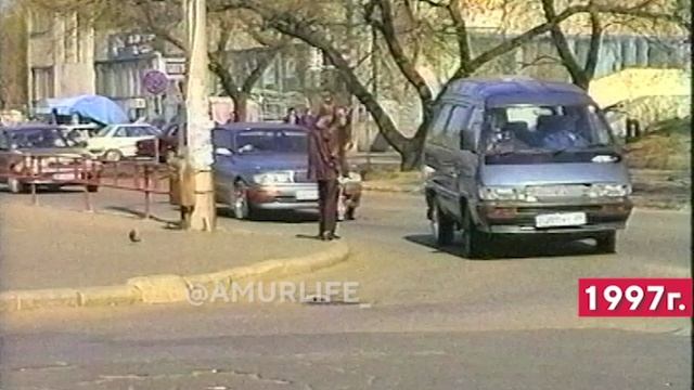 «Японки» и советский автопром. Дороги Благовещенска в 1997