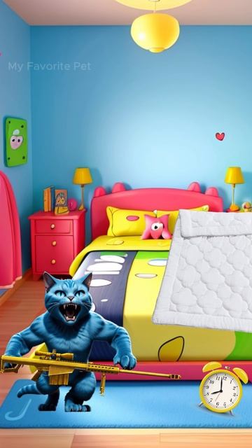 NEzLAH3oOOQ - Cats Are Against Alarm Clocks. #shorts #viral #trending #cartoon #shortsfeed #trending