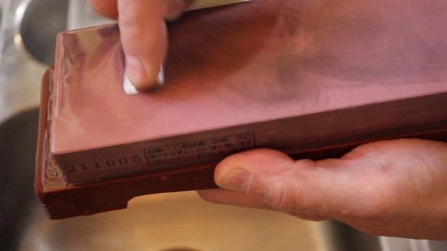 Заточка японской опасной бритвы BABA straight razor sharpening