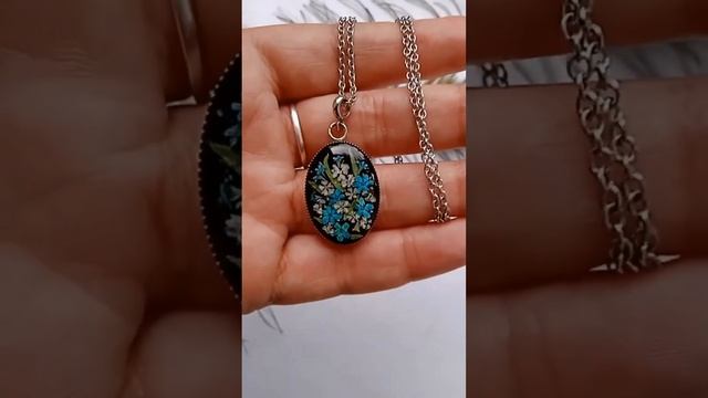 Изумительные украшения из эпоксидной смолы и сухоцве?