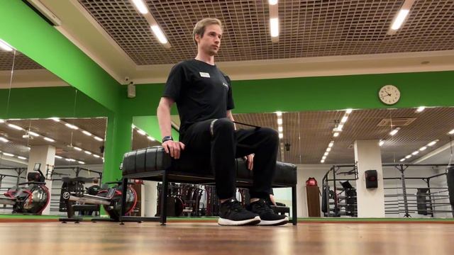 Разведение ног сидя с мини-бэндом (BANDED SEATED HIP ABDUCTION)