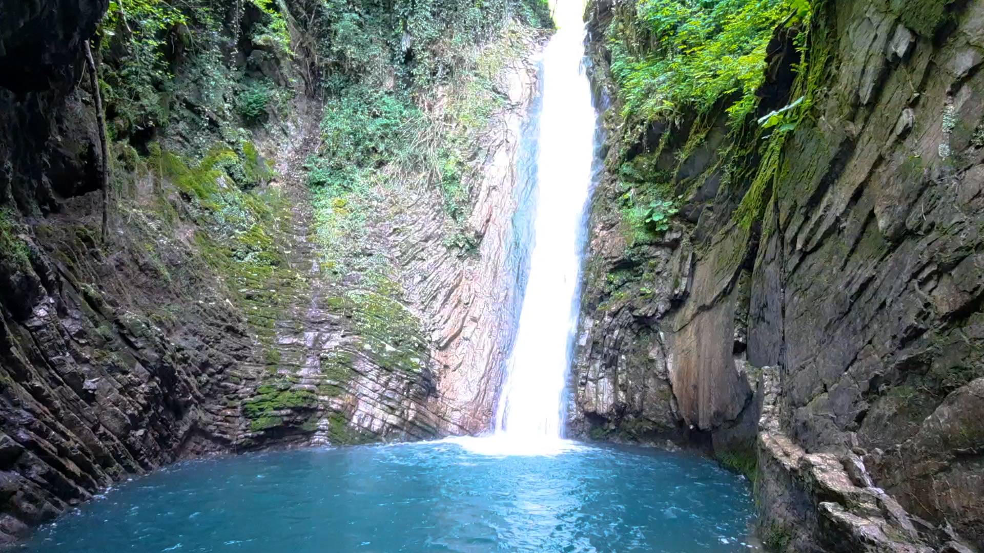 Сочи..Горы 38. Водопад Бзогу