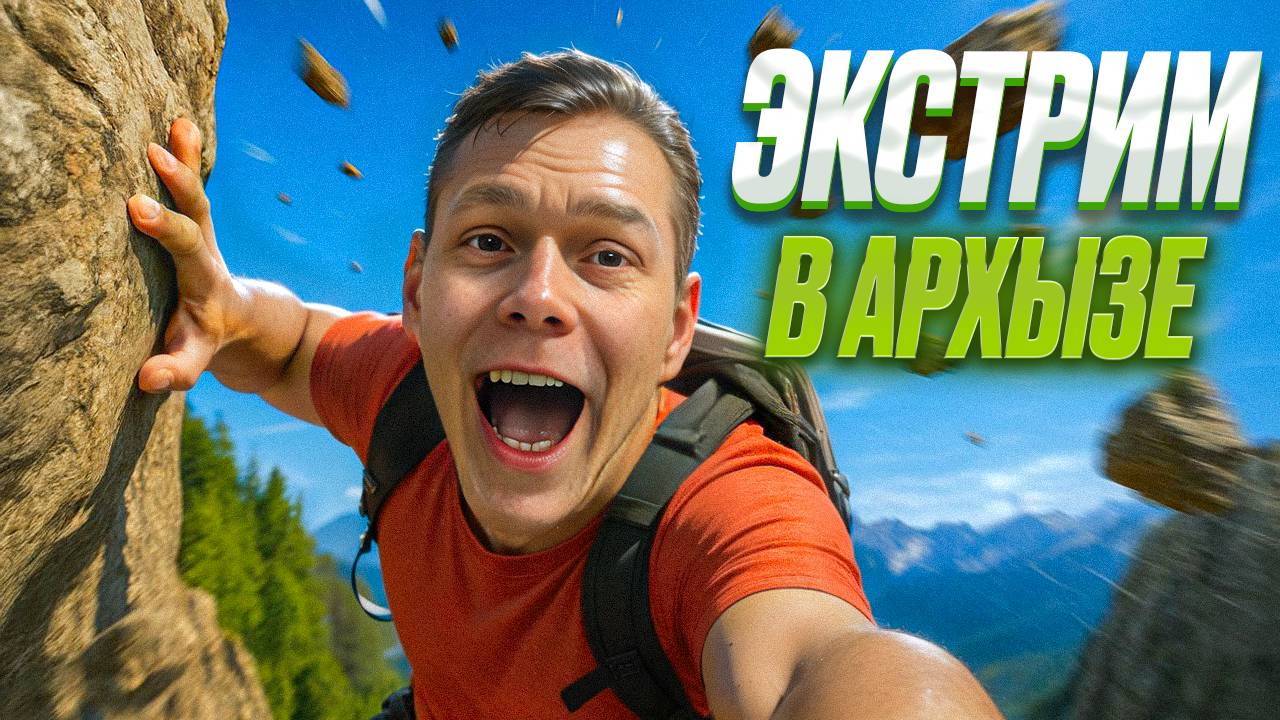 АРХЫЗ: ЧЕЛЛЕНДЖ-ВЫЖИВАНИЕ! ЭКСТРИМ, ГОРЫ, СПЛАВ ПО РЕКЕ