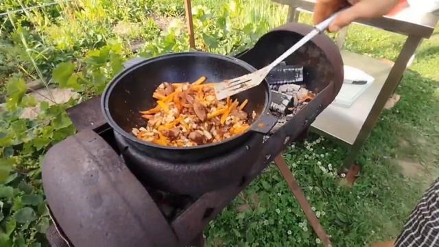 плов на мангале
