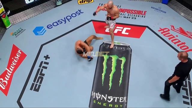 Насладимся одним из самых красивых нокаутов UFC Vegas106