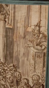 Лукас Кранах старший. Распятие. Обручение святой Екатерины. Проповедь папы язычникам.